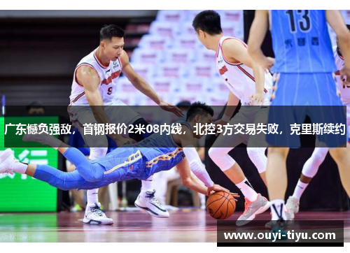 广东憾负强敌，首钢报价2米08内线，北控3方交易失败，克里斯续约